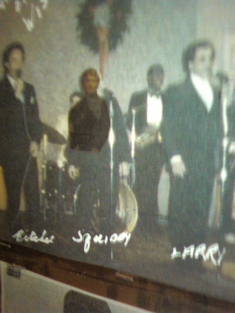 Dennis DeYoung on the wall at Rays Bar
